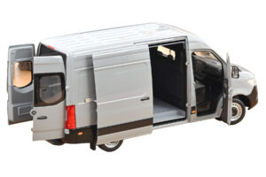 Mercedes Sprinter Grau Norev 1:18 183042 Metall – Bild 2 von 6