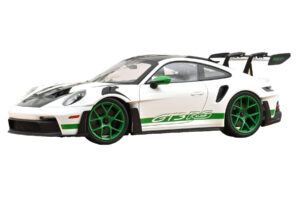 Porsche 911 992 GT3 RS Tribute to Carrera RS Weiss Python Green Norev 1:12 Porsche 911 992 GT3 RS Tribute to Carrera RS Weiss Python Green Norev 1:12 127535 Metall