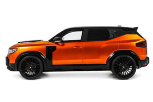 Dacia Duster Mk3 Redust Sport 4x2 Hybrid Metallic Orange Otto 1:18 OT1316 Resin – Bild 3 von 4