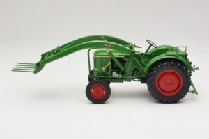 Deutz F2L 514 Traktor Frontlader Grün Minichamps 1:18 109144071 Metall – Bild 3 von 6