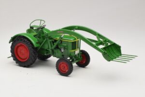 Deutz F2L 514 Traktor Frontlader Grün Minichamps 1:18 109144071 Metall – Bild 4 von 6