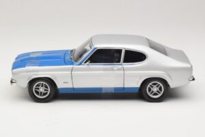 Ford Capri RS2600 Mk1 Silver Blue Minichamps 1:18 150089072 Metall – Bild 3 von 6