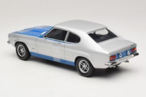 Ford Capri RS2600 Mk1 Silver Blue Minichamps 1:18 150089072 Metall – Bild 5 von 6