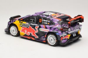Ford Puma Rally1 #13 G. Munster / L. Louka Rally Monte Carlo 2025 IXO 1:18 18RMC231B Metall – Bild 5 von 6