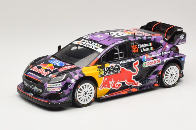 Ford Puma Rally1 #55 J. McErlean / E. Treacy Rally Monte Carlo 2025 IXO 1:18 Ford Puma Rally1 #55 J. McErlean / E. Treacy Rally Monte Carlo 2025 IXO 1:18 18RMC231A Metall
