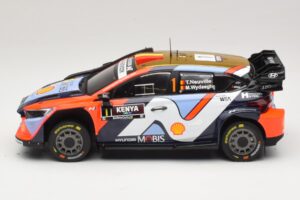 Hyundai i20 N Rally1 #1 T. Neuville / M. Wydaeghe Safari Rally Kenya 2025 IXO 1:18 18RMC247B Metall – Bild 3 von 6