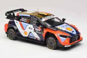 Hyundai i20 N Rally1 #1 T. Neuville / M. Wydaeghe Safari Rally Kenya 2025 IXO 1:18 18RMC247B Metall – Bild 4 von 6