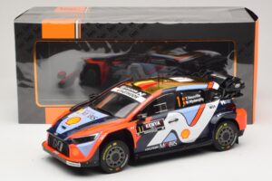 Hyundai i20 N Rally1 #1 T. Neuville / M. Wydaeghe Safari Rally Kenya 2025 IXO 1:18 18RMC247B Metall – Bild 6 von 6