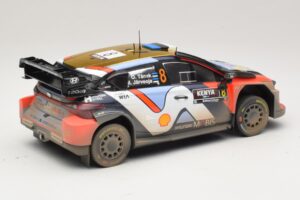 Hyundai i20 N Rally1 #8 O. Tanak / M. Jarveoja Safari Rally Kenya 2025 IXO 1:18 18RMC247A Metall – Bild 2 von 6