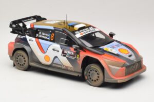 Hyundai i20 N Rally1 #8 O. Tanak / M. Jarveoja Safari Rally Kenya 2025 IXO 1:18 18RMC247A Metall – Bild 4 von 6