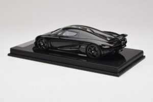 Koenigsegg Regera Schwarz Carbon-Paket Beige Interieur FrontiArt 1:18 REMC042 Resin – Bild 5 von 7