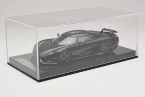 Koenigsegg Regera Schwarz Carbon-Paket FrontiArt 1:18 F079-179 Resin – Bild 6 von 7