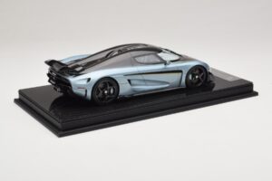 Koenigsegg Regera Blau Carbon-Paket FrontiArt 1:18 F079-173 Resin – Bild 2 von 7