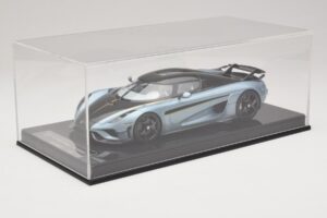 Koenigsegg Regera Blau Carbon-Paket FrontiArt 1:18 F079-173 Resin – Bild 6 von 7