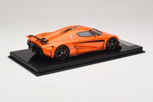 Koenigsegg Regera Orange Carbon-Paket FrontiArt 1:18 F071-153 Resin – Bild 2 von 7
