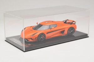 Koenigsegg Regera Orange Carbon-Paket FrontiArt 1:18 F071-153 Resin – Bild 6 von 7