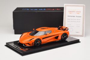 Koenigsegg Regera Orange Carbon-Paket FrontiArt 1:18 F071-153 Resin – Bild 7 von 7