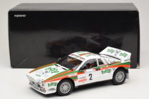Lancia 037 #2 A. Bettega / M. Perissinot Rally San Marino 1984 Kyosho 1:18 08306F Metall – Bild 8 von 8