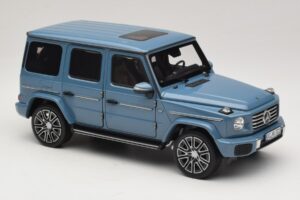 Mercedes G-Class W465 Vintage Blue Norev 1:18 183034 Metall – Bild 4 von 6