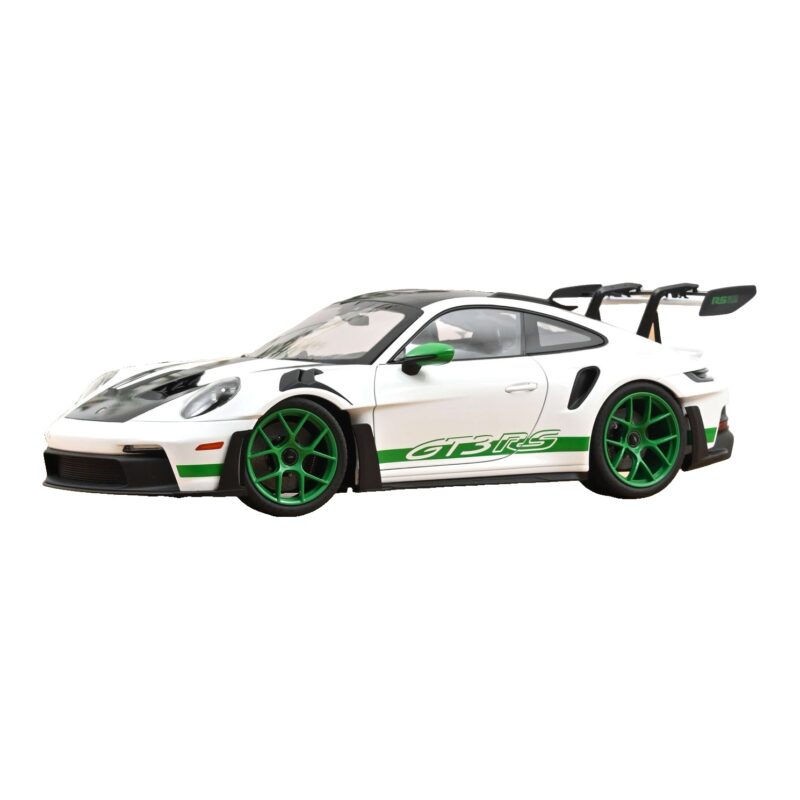 Porsche 911 992 GT3 RS Tribute to Carrera RS Weiss Python Green Norev 1:12 127535 Metall