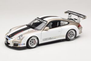 Porsche 911 997 GT3 Cup Weiss Mit Streifen 2008 Minichamps 1:18 WAP0210130C Metall