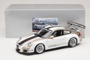 Porsche 911 997 GT3 Cup Weiss Mit Streifen 2008 Minichamps 1:18 WAP0210130C Metall – Bild 8 von 8