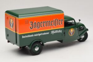 Tempo Hanseat Transporter Jägermeister Minichamps 1:18 150099044 Metall – Bild 3 von 8