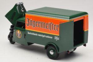 Tempo Hanseat Transporter Jägermeister Minichamps 1:18 150099044 Metall – Bild 5 von 8