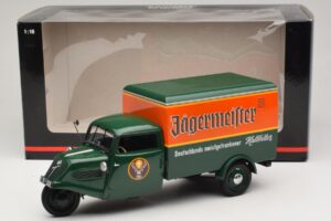 Tempo Hanseat Transporter Jägermeister Minichamps 1:18 150099044 Metall – Bild 8 von 8