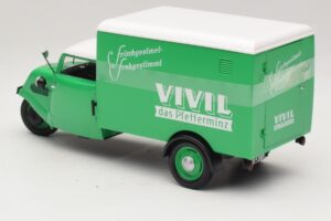 Tempo Hanseat Transporter Vivil Grün Minichamps 1:18 150099043 Metall – Bild 5 von 6