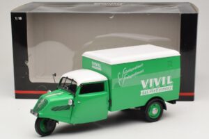 Tempo Hanseat Transporter Vivil Grün Minichamps 1:18 150099043 Metall – Bild 6 von 6