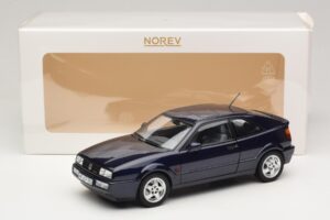 Volkswagen Corrado VR6 Aqua Blue Metallic Limitierte Auflage Norev 1:18 188660 Metall – Bild 8 von 8