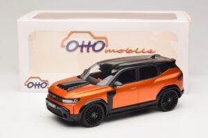 Dacia Duster Mk3 Redust Sport 4x2 Hybrid Metallic Orange Otto 1:18 OT1316 Resin – Bild 6 von 6