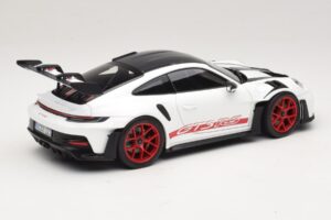 Porsche 911 992 GT3 RS Weissach Package Weiss Pyro Red Norev 1:18 Porsche 911 992 GT3 RS Weissach Package Weiss Pyro Red Norev 1:18 187373 Metall