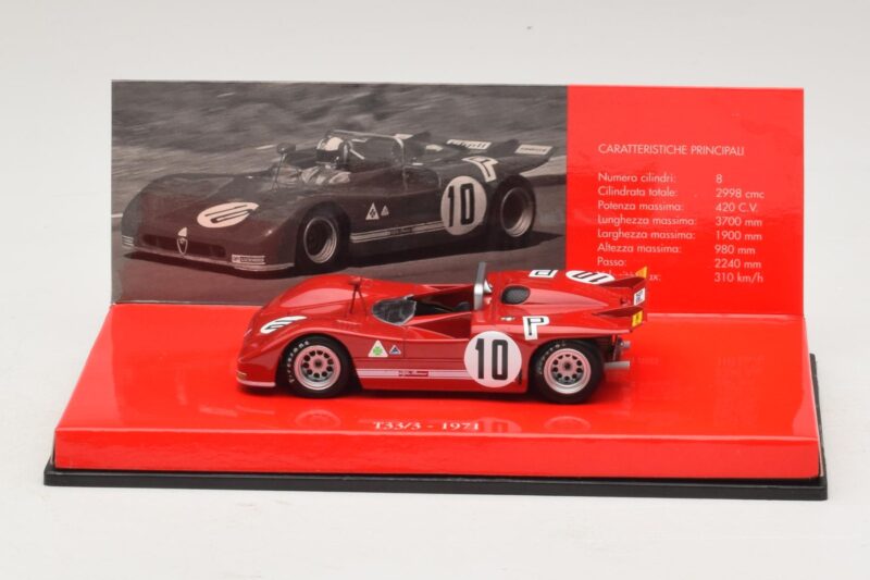 Alfa Romeo T33/3 #10 R. Stommelen / N. Galli ADAC 1000km Nurburgring 1971 Minichamps 1:43 Alfa Romeo T33/3 #10 R. Stommelen / N. Galli ADAC 1000km Nurburgring 1971 Minichamps 1:43 436711210 Metall
