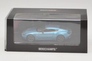 Aston Martin V12 Zagato Alba Blue Minichamps 1:43 437137222 Metall – Bild 5 von 5