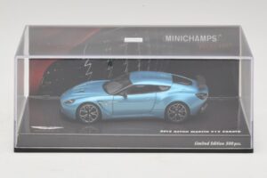 Aston Martin V12 Zagato Alba Blue Minichamps 1:43 437137222 Metall – Bild 4 von 5