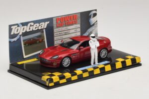Aston Martin Vanquish S Rot Top Gear Mit Figur Minichamps 1:43 519431372 Metall – Bild 2 von 5