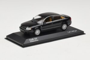 Audi A6 C5 Schwarz Minichamps 1:43 430010200 Metall – Bild 2 von 4
