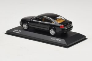 Audi A6 C5 Schwarz Minichamps 1:43 430010200 Metall – Bild 3 von 4