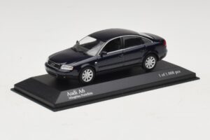 Audi A6 C5 Blau Metallic Minichamps 1:43 430010201 Metall – Bild 2 von 4