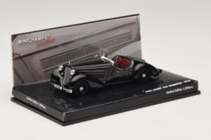 Audi Front 225 Roadster Schwarz Minichamps 1:43 437019131 Metall – Bild 2 von 5