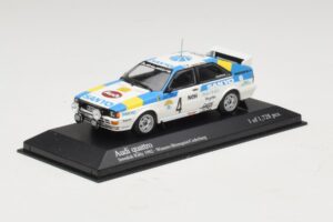 Audi Quattro #4 S. Blomqvist / B. Cederberg Rally Sweden Winner 1982 Minichamps 1:43 430821904 Metall – Bild 2 von 4