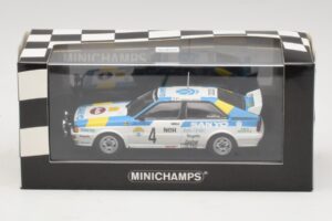 Audi Quattro #4 S. Blomqvist / B. Cederberg Rally Sweden Winner 1982 Minichamps 1:43 430821904 Metall – Bild 4 von 4