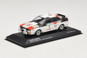 Audi Quattro #7 M. Mouton / F. Pons Pikes Peak International Hill Climb 1984 Minichamps 1:43 AUDI014 Metall – Bild 2 von 4