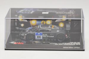 Audi R8 LMS GT3 #100 M. Ekstrom / O. Jarvis Abt Sportsline 24 Hours of Nurburgring 2010 Minichamps 1:43 437101900 Metall – Bild 4 von 5