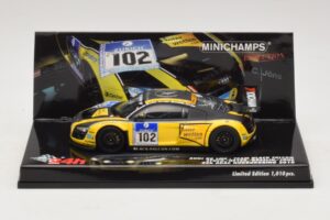 Audi R8 LMS GT3 #102 H-J. Stuck / H. Heyer Black Falcon 24 Hours of Nurburgring 2010 Minichamps 1:43 437101912 Metall