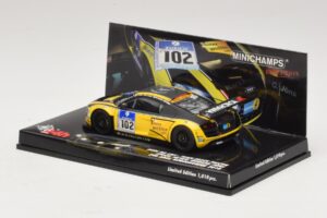 Audi R8 LMS GT3 #102 H-J. Stuck / H. Heyer Black Falcon 24 Hours of Nurburgring 2010 Minichamps 1:43 437101912 Metall – Bild 3 von 5