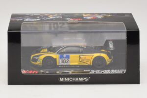 Audi R8 LMS GT3 #102 H-J. Stuck / H. Heyer Black Falcon 24 Hours of Nurburgring 2010 Minichamps 1:43 437101912 Metall – Bild 5 von 5