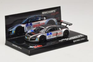 Audi R8 LMS GT3 #111 Metha / Breslin Black Falcon 24 Hours of Nurburgring 2010 Minichamps 1:43 437101911 Metall – Bild 2 von 5